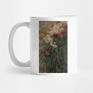 Chrysanthemums in the Garden at Petit-Gennevilliers by Gustave Caillebotte Mug